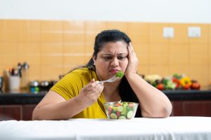 woman trying to diet